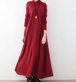 A-line Knit Long Women Dresses AMT962328