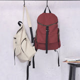 Canvas Simple Style Women Backpack Shoulder Bag