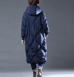 Plus Size Hooded Loose Women Down Coat Winter Duck Down Jackets/9900