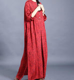 Large Hem  Linen Cotton Women Maxi Dresses  LVSG200122