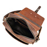 Men's Leather Shoulder Bag, Messenger Bag Crossbody bag,Personalized Retro Leather Bag Gift for Him