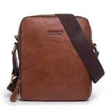 Personalized Men's Leather Shoulder Bag Messenger Bag Crossbody bag Retro Leather Bag Gift for Him