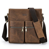 Men's Leather Shoulder Bag, Crossbody bag,Personalized  Messenger Bag Retro Leather Bag Gift for Him