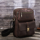 Personalized Messenger Bag,Men's Leather Shoulder Bag,Crossbody bag Retro Leather Bag ,Gift for Him