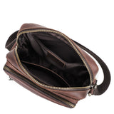 Personalized Messenger Bag,Men's Leather Shoulder Bag,Crossbody bag Retro Leather Bag ,Gift for Him
