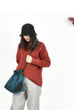 PatchWork Drawstring Casual Large Women Travel Bag Shoulder Bag