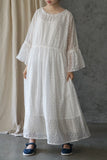 silk-cotton-women-long-dresses-jacquard-weave-Dresses