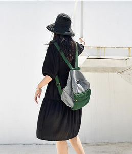Casual Simple Women Travel Backpack Shoulder Bag