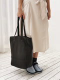 Minimalist Leather Tote Bag for Women Single Shoulder Bag, Genuine Leather Large Capacity Handbag Gift for Her