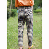 Linen Summer Autumn Women Casual Pants with Pockets SMM97211