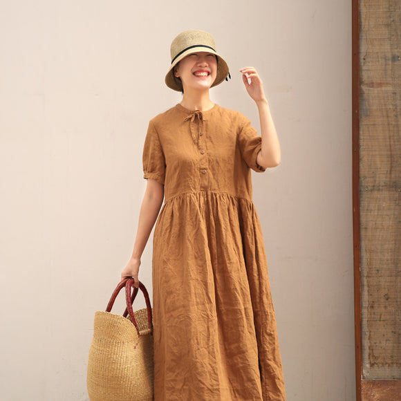 simplelinenlife-Linen-casual-summer-long-women-dresses