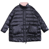 Loose large size thick down jacket coat