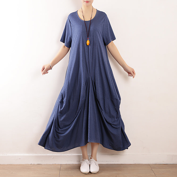 Women Loose Fitting Dresses Irregular Summer Dresses – SimpleLinenLife