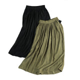 simplelinenlife-Women-Skirts-Summer-Linen-Skirt-Elastic-Waist