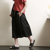 Women's Skirts Summer Linen Skirt  GU98402