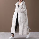 simplelinenlife white goose women winter down coat