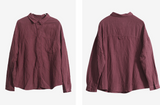 Women Casual Blouse Linen Shirts Loose Blouse Plus Size Women Tops