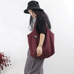 Women Large Bag Simple Style Women Backpack Shoulder Bag