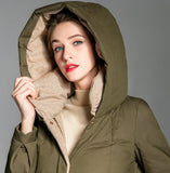 Long-Women-Down-Coat-Hooded-Winter-Loose-90%-Duck-Down-Jackets