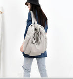 Simple Design Casual Large Backpack Women Handbag Bag Shoulder Tote Bag