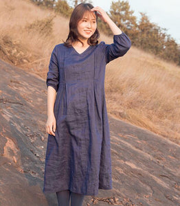 Purple Linen Short Sleeve Women Shift Linen Dresses 90922 SimpleLinenLife Purple Linen Short Sleeve Women Shift Linen Dresses 90922 SimpleLinenLife