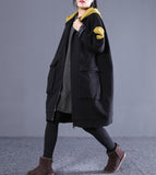 Spring Women Casual Coat Loose Hooded Parka Plus Size Coat Jacket