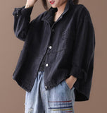 Denim Loose Blouse Women Shirts Tops WG961707