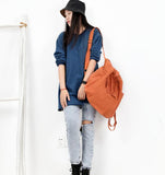 Casual Large Backpack Women Handbag Bag Shoulder Tote Bag Simple Design