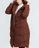 A-line Women Winter Thick 90% Duck Down Jackets Warm Down Coat Any Size