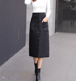 Women's Skirts Winter Wool Skirt  XYN98409