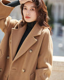 Warm Loose Women Coat Winter Wool Coat Plus Size Coat